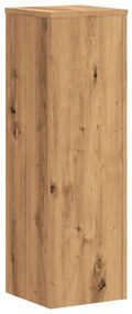 vidaXL Βάσεις Φυτών 2 τεμ. Αρτισιανή Δρυς 25x25x80 εκ. Επεξ. Ξύλο