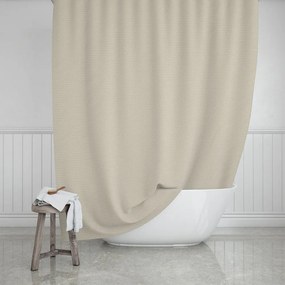 Κουρτίνα Μπάνιου Camellia 02-28091 180x200cm Sand Estia 180Πx200Υ Πολυέστερ
