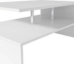 vidaXL Τραπεζάκι Σαλονιού Λευκό 90 x 59 x 42 εκ. Επεξ. Ξύλο