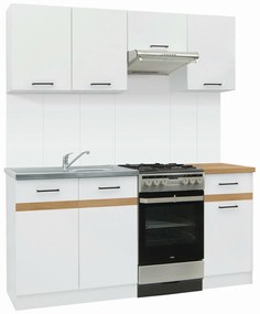 Σετ κουζίνας Econ plus 119, 170x60cm, Πάγκος, Πλαστικοποιημένη μοριοσανίδα