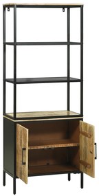 vidaXL Υψηλός Πίνακας 70x35x180 εκ. Στερεό Ξύλο Μάνγκο