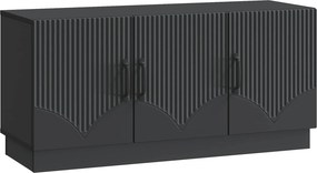 vidaXL Ντουλάπι TV Μαύρο 99 x 34,5 x 47 εκ Επεξεργασμένο Ξύλο