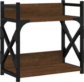 vidaXL Βάση Εκτυπωτή 2 Επιπέδων Καφέ Δρυς 40x20x40 εκ Επεξ. Ξύλο