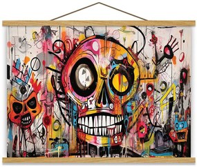 Διακοσμητικό Τοίχου 708BRS1201 70x50cm Multi Wallity Ξύλο,Ύφασμα