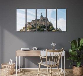 Εικόνα 5 μερών κάστρο Mont Saint Michel