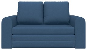 vidaXL Καναπές Κρεβάτι 2-σε-1 Μπλε 148x71x83 εκ. Υφάσματος