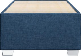 vidaXL Σκελετός Κρεβατιού Χωρίς Στρώμα Μπλε 80x200 εκ. Υφασμάτινο