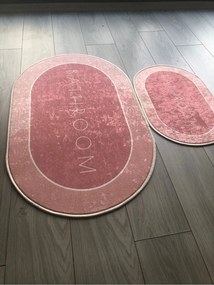 Stewehome διακοσμητικό χαλί μπάνιου με ψηφιακή εκτύπωση και αντιολισθητική βάση 60x100x6 cm