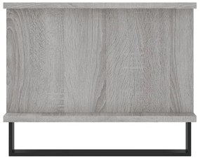 Τραπεζάκι Σαλονιού Γκρι Sonoma 90x50x40 εκ. Επεξεργασμένο Ξύλο - Γκρι