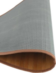 vidaXL Χαλί Στρογγυλό Καφέ 100 εκ. Μπαμπού