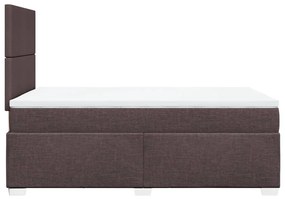 ΚΡΕΒΑΤΙ BOXSPRING ΜΕ ΣΤΡΩΜΑ ΣΚΟΥΡΟ ΚΑΦΕ 120X200 ΕΚ. ΥΦΑΣΜΑΤΙΝΟ 3292751