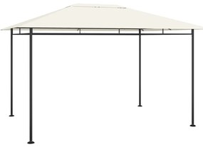 vidaXL Κιόσκι Κρεμ 384x281x270 εκ. 180 γρ./μ²