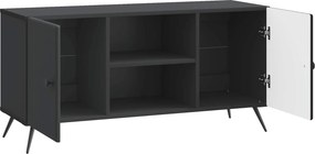vidaXL Ντουλάπι TV 102 x 34,5 x 50 εκ. Μαύρο Επεξεργασμένο Ξύλο