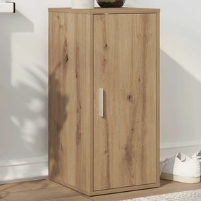 vidaXL Παπουτσοθήκη Τεχνίτης Δρυς 32x35x70 εκ. από Επεξεργασμένο Ξύλο