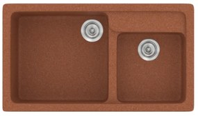 Sanitec Classic 317 Granite Terracotta Νεροχύτης