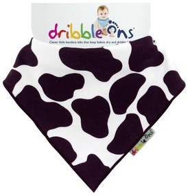 Σαλιάρα-Μπαντάνα 6+ Μηνών Sock Ons Dribble Ons Cow Print