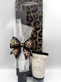 Λεοπάρ με κρέμα σώματος Αρωματική λαμπάδα ν.1 - Σετ Λαμπάδα και πλάτη