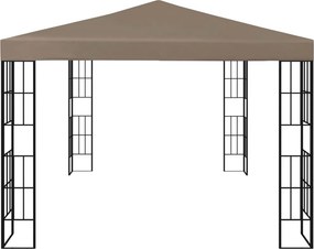 vidaXL Κιόσκι Taupe 4 x 3 μ.