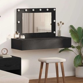 vidaXL Τραπέζι περιποίησης Μαύρο 100 x 40 x 70 εκ. Επεξεργασμένο ξύλο