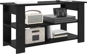 vidaXL Βάση τηλεόρασης Μαύρη Οξυά 100 x 40 x 50 cm