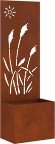 vidaXL Οθόνη Ιδιωτικότητας Κήπου Σκ rusty 50 x 32 x 150 εκ