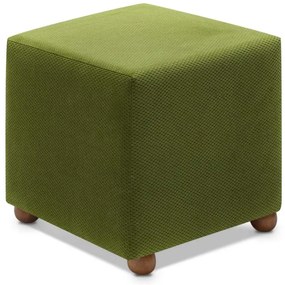 Σκαμπώ Ranma Megapap υφασμάτινο χρώμα πράσινο 40x40x40εκ.-GP043-0074,4