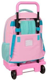 Σχολική Τσάντα με Ρόδες Benetton Dolce Πολύχρωμο 33 x 45 x 22 cm