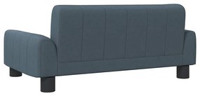 vidaXL Καναπές Παιδικός Σκούρο Γκρι 70x45x30 εκ. από Ύφασμα