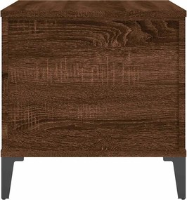 vidaXL Τραπεζάκι Σαλονιού Καφέ Δρυς 60x44,5x45 εκ. Επεξεργασμένο Ξύλο