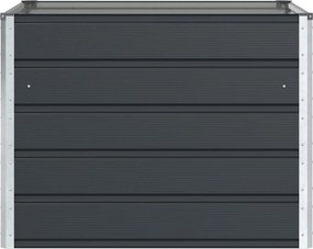 vidaXL Γλάστρα Ανθρακί 100 x 100 x 75 εκ Ατσάλι