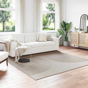 vidaXL Χαλί εσωτερικού χώρου GALATI Κρεμ 240 x 240 cm Πολυεστέρας