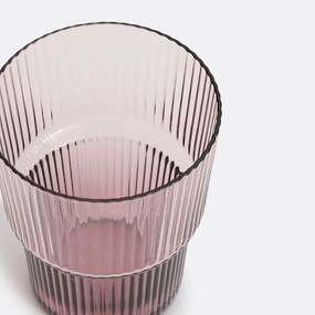 Σετ 4 ριγέ ποτήρια νερού σε πολλά χρώματα, ASTRI