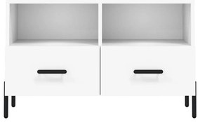 vidaXL Έπιπλο Τηλεόρασης Λευκό 80 x 36 x 50 εκ. από Επεξεργασμένο Ξύλο