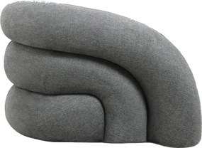 Πολυθρόνα Lexy γκρι ύφασμα 99x88x62εκ 100x89.5x60 εκ.