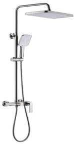 Sparke FOLICE-07 Στήλη Ντουζ 3 Εξόδων Brushed Nickel