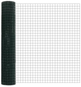 vidaXL Euro Fence με 7 Πόδια 1.6x10 μ Γαλβανισμένος Χάλυβας Πράσινος