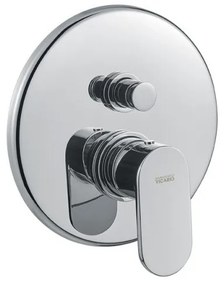 Armando Vicario Slim Chrome Μίκτης Εντοιχισμού 2 Εξόδων με Εκτροπέα 500050D-100