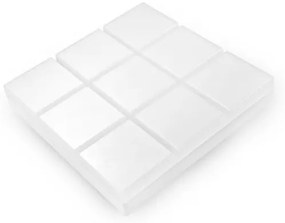 ΠΛAΦΟΝΙΕΡΑ ΤΕΤΡΑΓΩΝΗ LED 36W 4000K 360X360X60mm ΛΕΥΚΗ IP54 ARTE ILLUMINA Eurolamp 145-20082