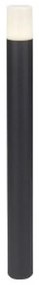 Φωτιστικό Κήπου Αδιάβροχο Αλουμινίου Μαύρο Στρογγυλό Κολωνάκι με Ντουί GU10 80x80x800mm 7568 VTAC-7568-Μαύρο 7568