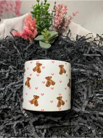 Stewehome Κούπα με καρδιά και αρκουδάκι σε στυλ Pinterest Πολύχρωμο
