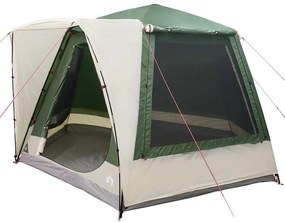 vidaXL Σκηνή Camping Πράσινο 420 x 420 x 227 εκ Πολυεστέρας