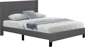 ΚΡΕΒΑΤΙ TRILLOP HM666.12 ΓΚΡΙ ΥΦΑΣΜΑ ΓΙΑ ΣΤΡΩΜΑ 160X200εκ.