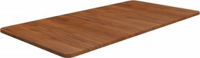 vidaXL Πάγκος Μπάνιου Σκ. Καφέ 100x50x1,5εκ. Επεξ. Μασίφ Ξύλο