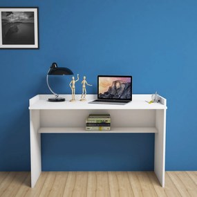 ΓΡΑΦΕΙΟ ΜΕΛΑΜΙΝΗΣ ΛΕΥΚΟ 118x58x80Υεκ.HM9227.11 (1 Τεμμάχια)