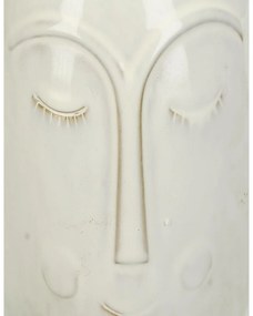 Βάζο Πρόσωπο Λευκό Κεραμικό 19x12.7x18.6cm - Κεραμικό - 05153751