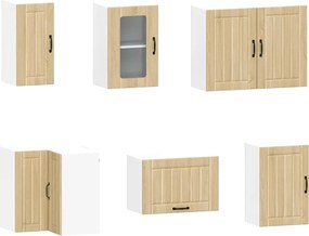 vidaXL Σετ Ντουλάπια Κουζίνας 11 τεμ. Lucca Sonoma Δρυς Επεξ. Ξύλο