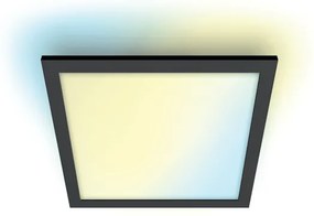 Έξυπνο Φωτιστικό Οροφής Πάνελ 60x60 LED 36W 3CCT Dimmable Wiz-929003241722-Μαύρο 929003241722