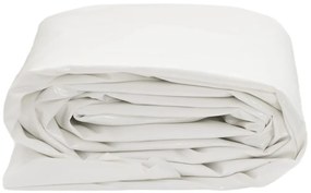 vidaXL Μουσαμάς Λευκός 4 x 8 μ. 650 γρ./μ.²