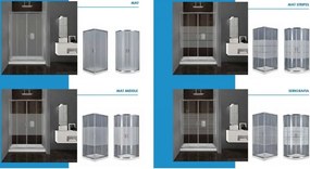 Bathtub Fix - Διαχωριστικό Μπανιέρας Σταθερό (80x140 εκ.)