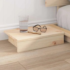vidaXL Σκελετός Κρεβατιού Καφέ 140 x 190 cm ξύλο